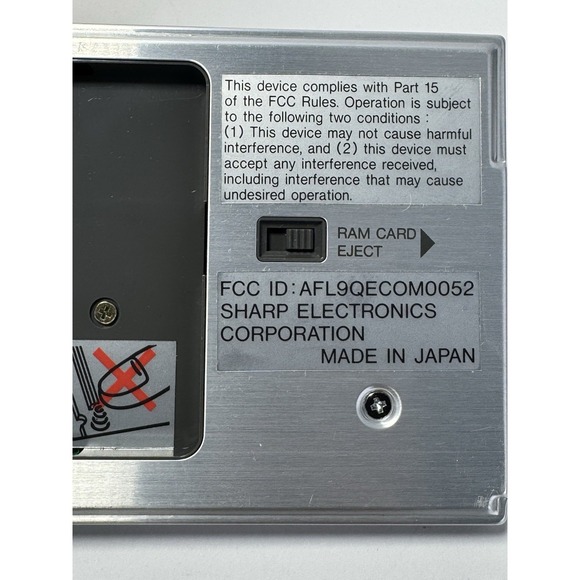 Sharp PC-1270 Pocket Computer with Box, Instructions & RAM Card 16 - Picture 5 of 11